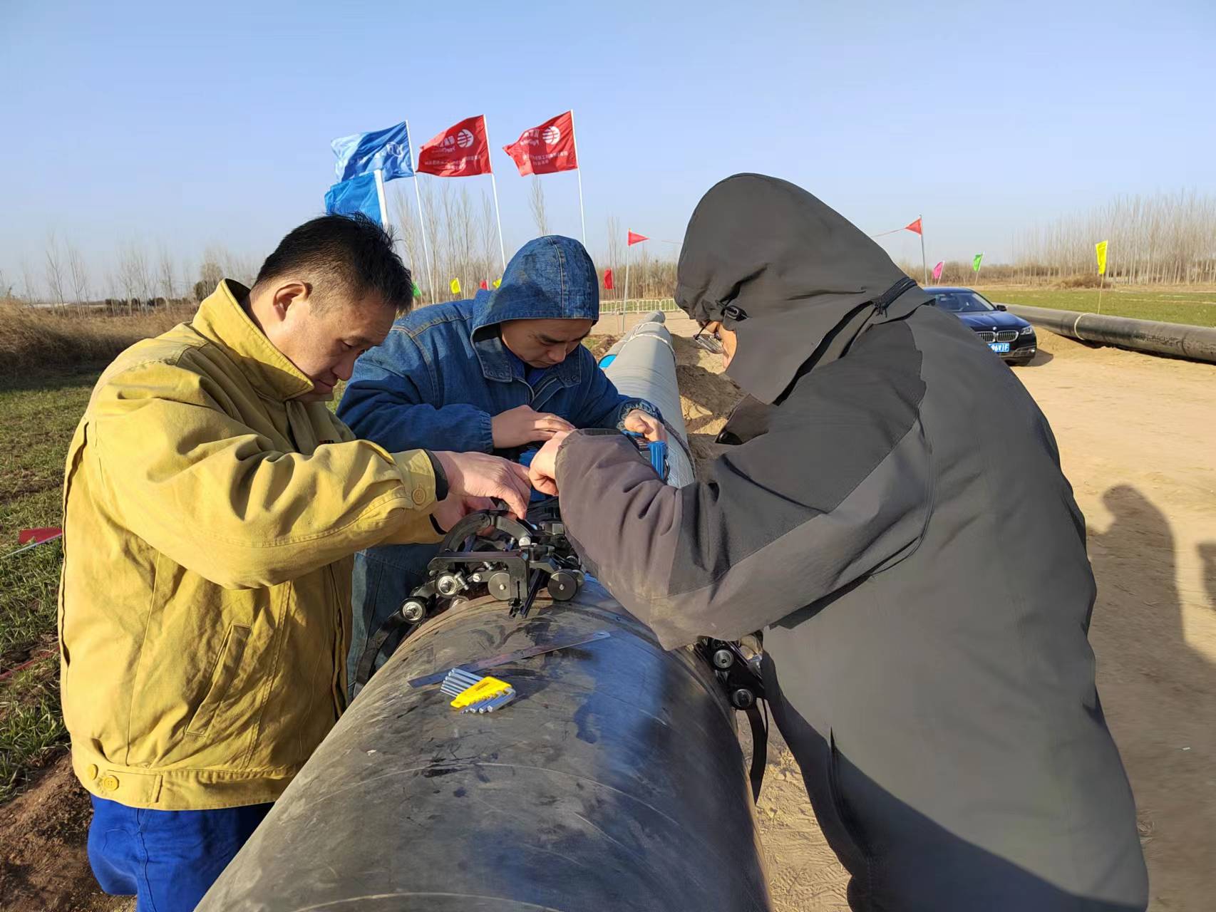 沧州管道项目相控阵检测